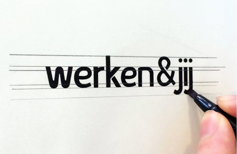 Werken & Jij - Logo schets