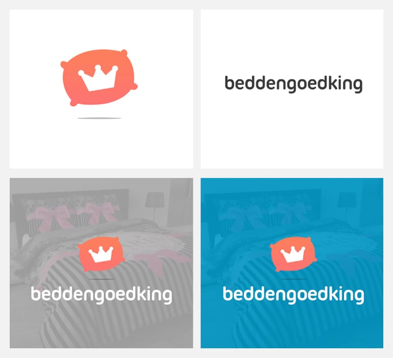 Beddengoed King - Logo gebruik