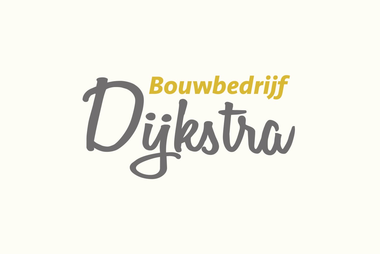 Bouwbedrijf Dijkstra - Logo ontwerp