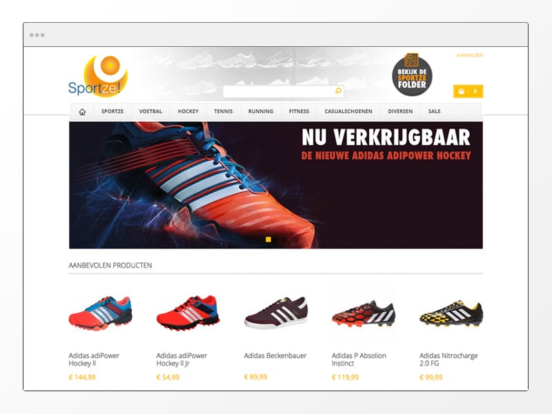 Sportze - Webdesign