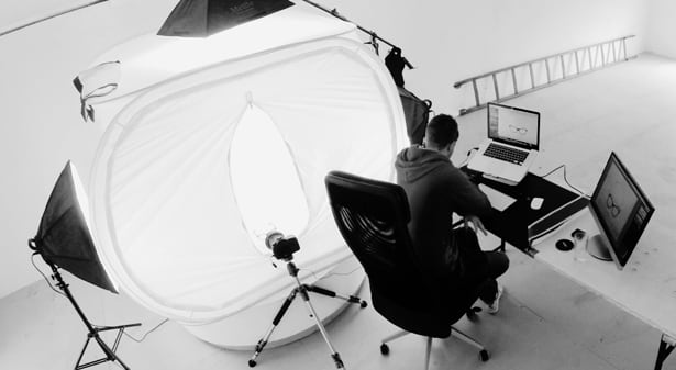 Product fotografie in onze eigen studio